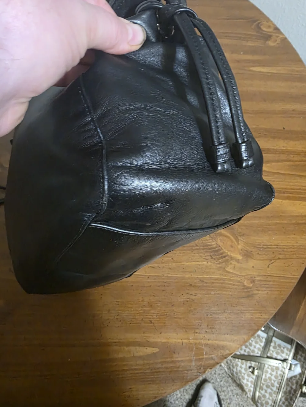 Coach Collette In Black Cowhide,buttery Soft Leather